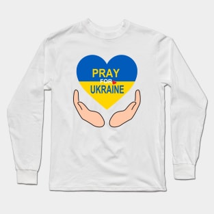 Pray for Ukraine Long Sleeve T-Shirt